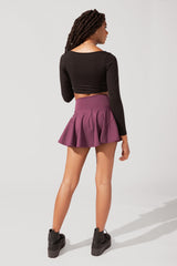 Twirl Skort - Plum