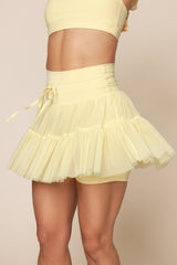Pirouette Skort - Buttercream
