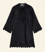 ROSELIE TUNIC -- BLACK