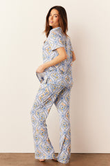 Elsa Cloud Jersey PJ Set in Villeroy