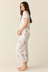 Alyssa Summer Jersey PJ Set in Mermaids