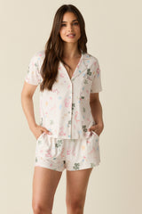 Karli Summer Jersey PJ Set in Mermaids