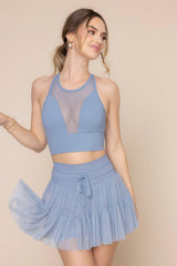 Pirouette Skort - Blue Storm