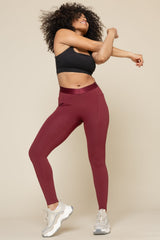 Contour Legging - Crimson
