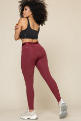 Contour Legging - Crimson