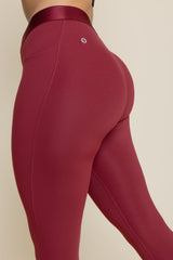 Contour Legging - Crimson