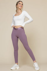 Contour Legging - Grape Shake