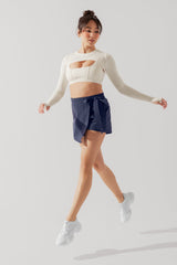 That's a Wrap Skort - Cosmic Navy