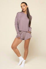 Perfect Lounge Shorts - Dusty Mauve