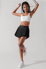 Ace ‘em Pleated Skort - Black