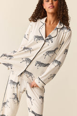 Winter Cloud Jersey PJ Set in Animalia