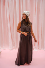 Chocolate Alyssa Skirt