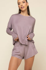 Perfect Lounge Shorts - Dusty Mauve